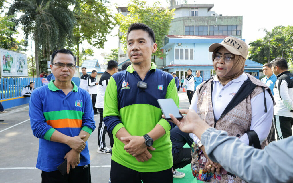 KORMI Kota Banjarmasin Apresiasi PAM Bandarmasih Gelar Lomba Permainan Tradisional