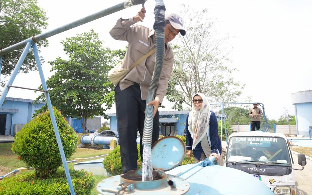 Dirum PAM Bandarmasih Maksimalkan Mobil Tangki di Tengah Kemarau